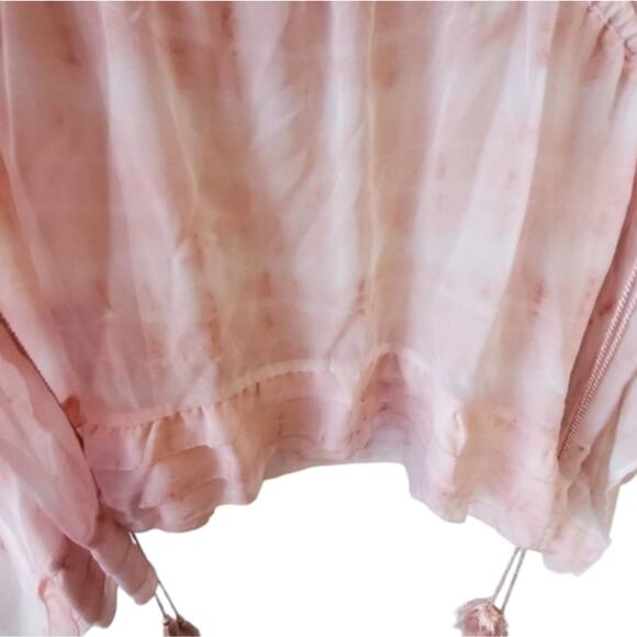 Lane Bryant striped tassel‎ sheer tunic Coverup plus Size 26/28 4X - Picture 10 of 11